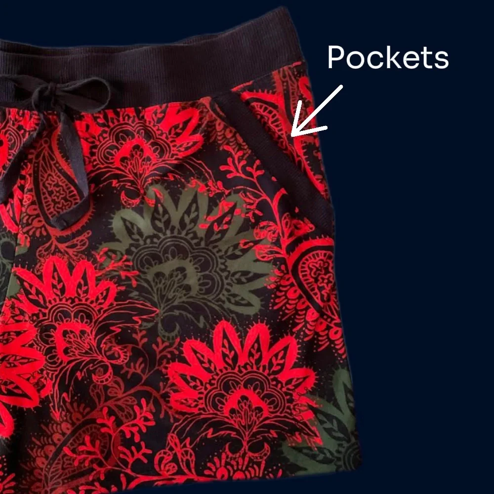 LuLaRoe Dream Collection Carol PJ Shorts w/ Pockets Size Large - Picture 4 of 7